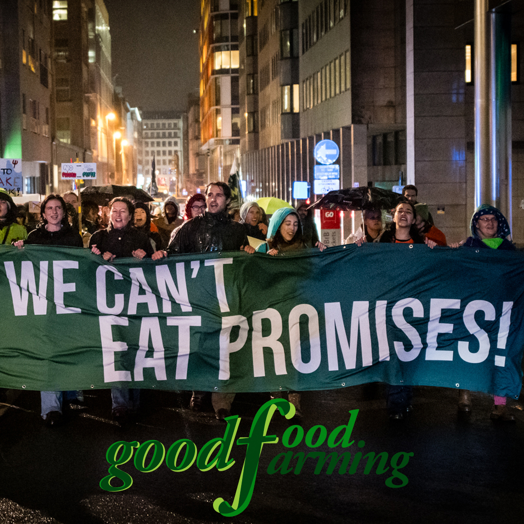 ¡Movilízate por la buena alimentación y la buena agricultura! #GoodFoodGoodFarming