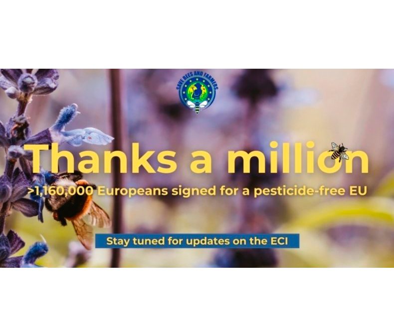 Válido el millón de firmas europeas para salvar a las abejas