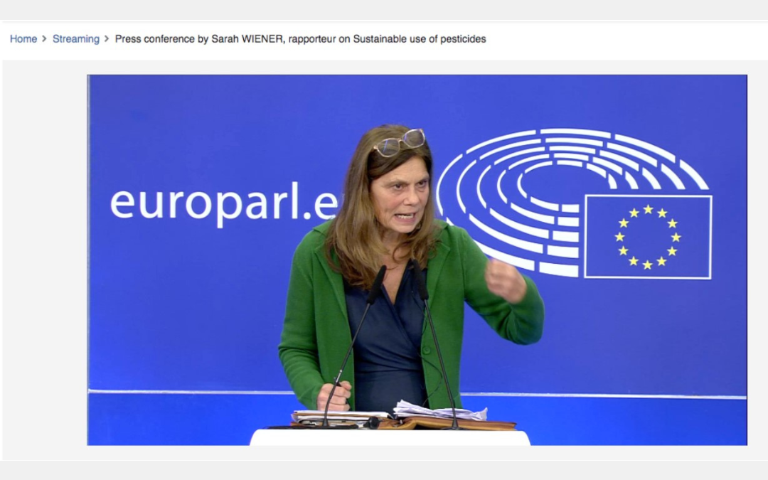 Los eurodiputados votan SÍ a reducir el uso de plaguicidas químicos
