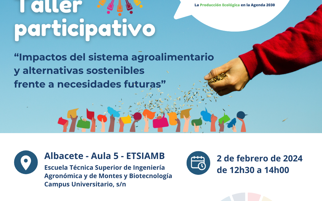 Taller participativo en Albacete: “Impactos del sistema agroalimentario y alternativas sosteniblesfrente a necesidades futuras”